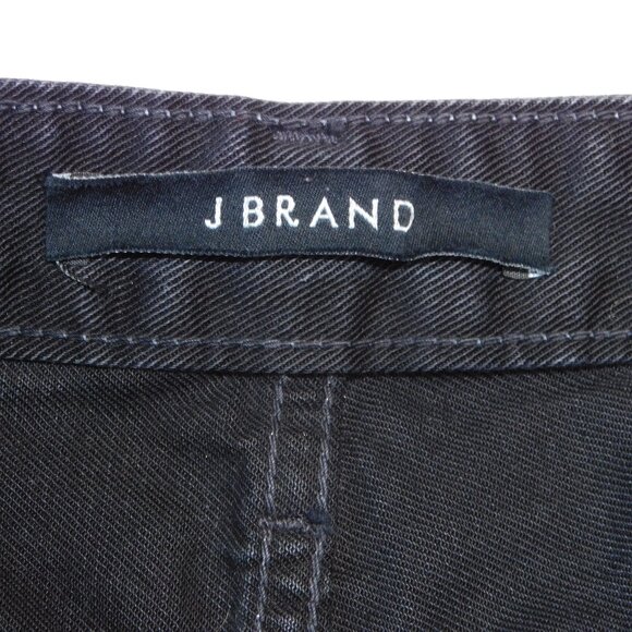 J Brand Gracie Denim Shorts | Black/Gray | High Rise | Button Fly |  EUC | 27 - Picture 6 of 10